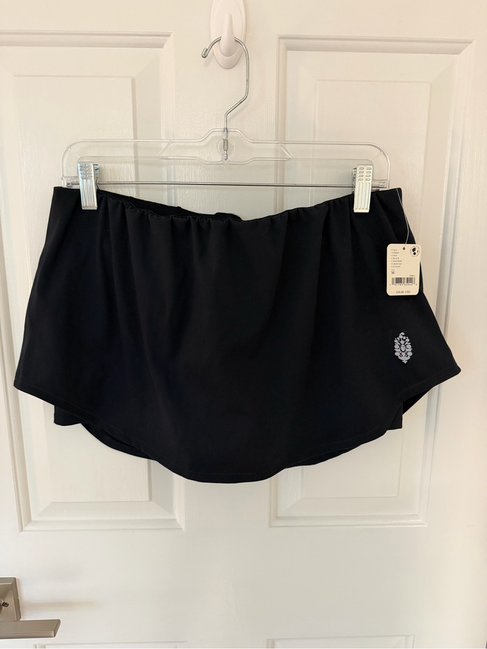 Free People Movement All Around Micro Skort in Black - Picture 2 of 5